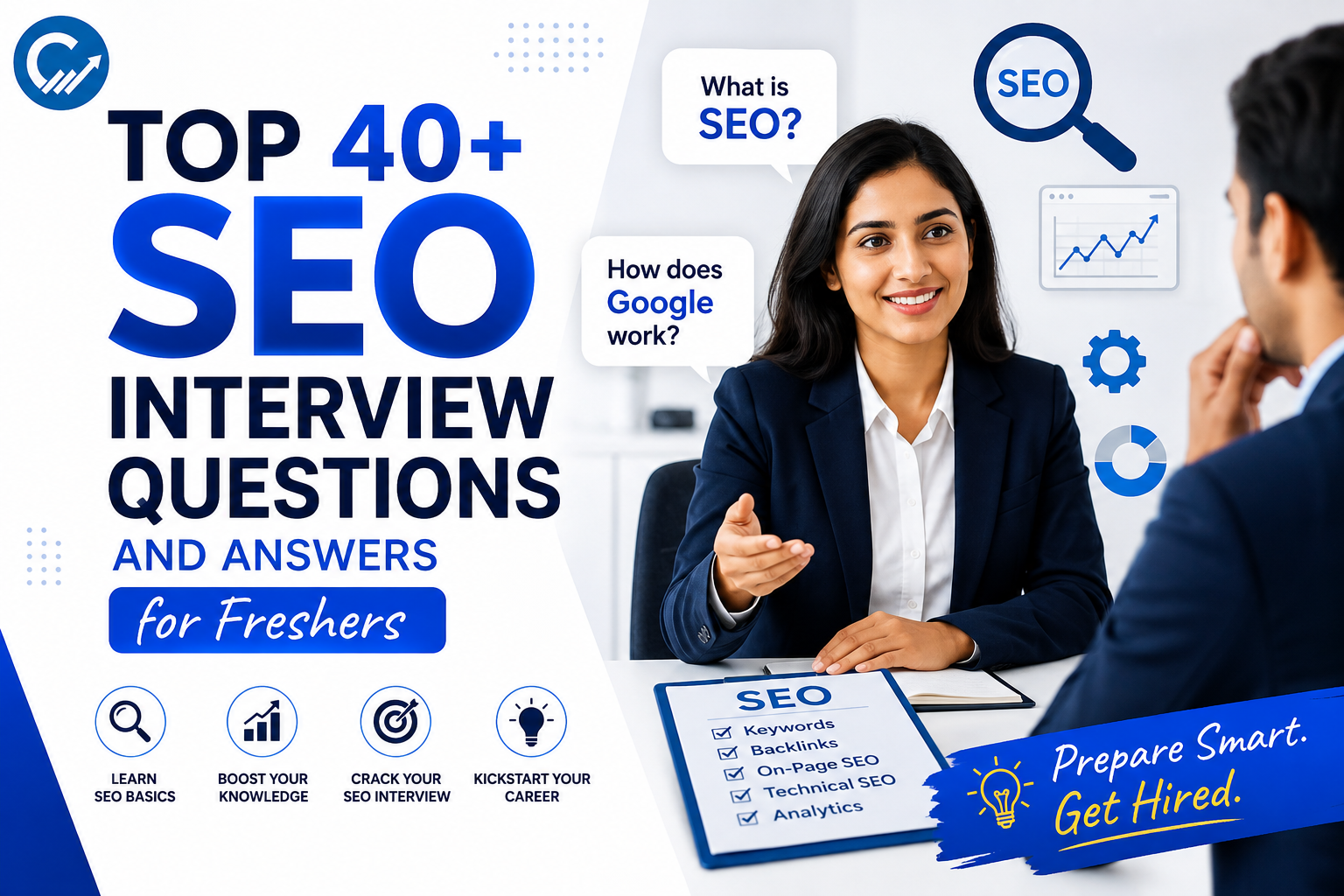 Top 40+ SEO Interview Questions and Answers for Freshers